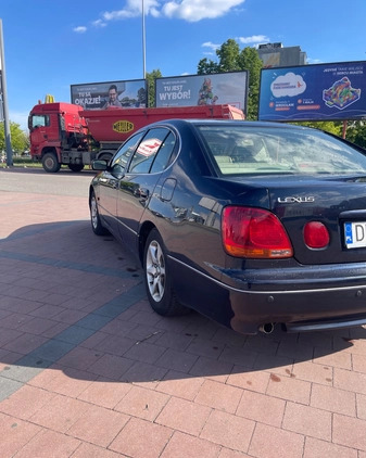 Lexus GS cena 26000 przebieg: 349335, rok produkcji 2001 z Wrocław małe 596